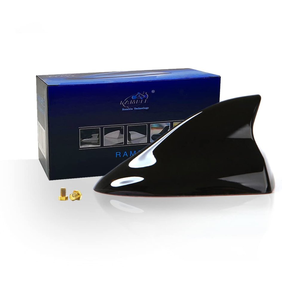 Ramble - Automotive Shark Antenna Replacement SUV Hatchback Car Roof Styling Accessories Works for Ford Explorer (Black)
