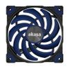 Akasa Alucia XS12, 120mm PWM Case Fan, High Performance Cooling Fan, 4 Pin, 120 x 15mm Sizing Slim Low-Noice, Up to 2000 RPM & 41.59 CFM, Blue, AK-FN122-BL view 1