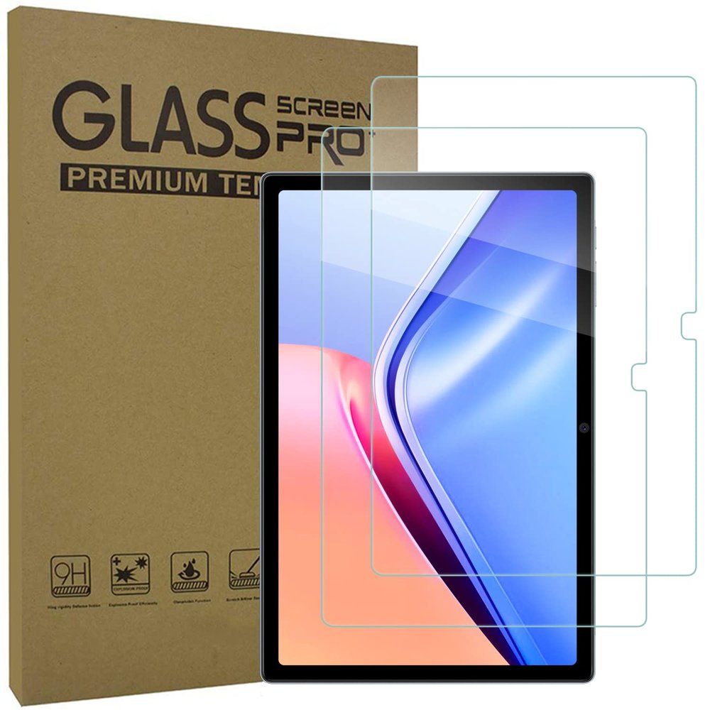 AKNICI 2-Pack Tempered Glass Screen Protector for Blackview Tab 15 Tablet 10.5 inch, Ultra Clear Transparency Anti-Scratch 9H Hardness Tempered Glass Film for Blackview Tab 15 Tablet 10.5 inch