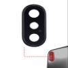 Replacement Back Camera Lens with Bracket & Bezel Compatible for iPhone Xs/XS Max (Space Gray) (Real Sapphire l Premium) (10 Pack) view 2