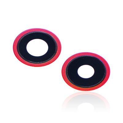 Best Shopper - Replacement Back Camera Lens with Bracket & Bezel Compatible for iPhone 13/13 Mini (Aftermarket Plus) (Red)