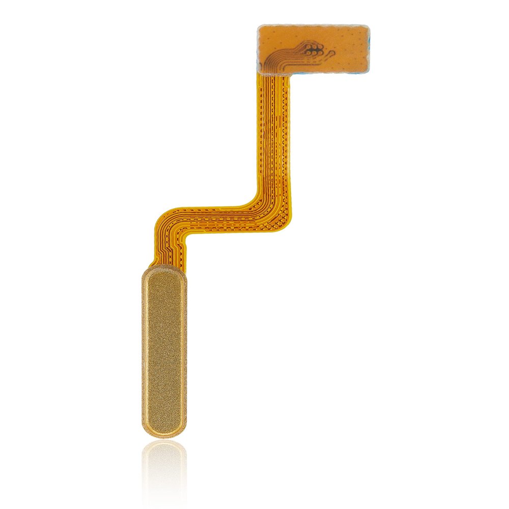 Best Shopper - Replacement Fingerprint Reader with Flex Cable Compatible for Samsung Galaxy Z Flip (F700) (Champion Gold)