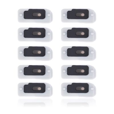 Best Shopper - Replacement Flash Light/Power Flex Bracket with Microphone Mesh Compatible for iPhone 12 Pro (10 Pack)