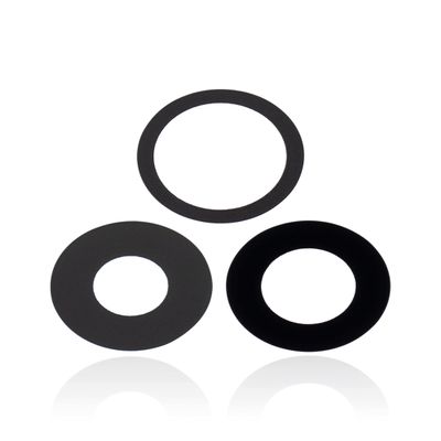 Replacement Back Camera Lens (Glass Only) with Adhesive Compatible for iPhone 13 Pro / 13 Pro Max (3 Piece Set) (Aftermarket Plus)