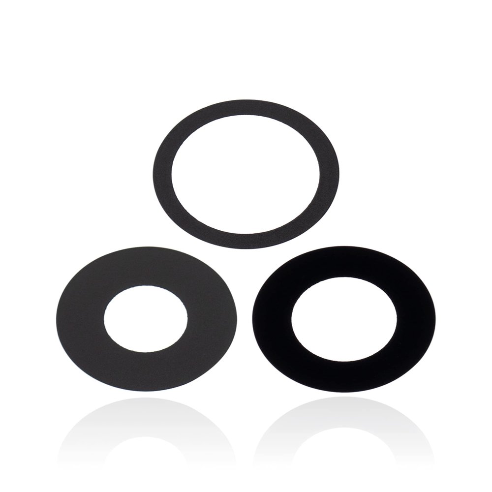 Replacement Back Camera Lens (Glass Only) with Adhesive Compatible for iPhone 13 Pro / 13 Pro Max (3 Piece Set) (Aftermarket Plus)
