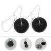 Zerodeko 6pcs Wear-Resistant Sealed Bathtub Stoppers Flexible Silicone Drain Plugs for Bathroom Sink and Tub Black for Hair Catching and Water Sealing view 2
