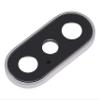 Replacement Back Camera Lens with Bracket & Bezel Compatible for iPhone Xs/XS Max (Silver) (Real Sapphire l Premium) (10 Pack) view 4