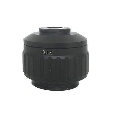 RADHAX Microscope Kit 0.5X C-Mount Lens Adapter 35mm Diameter Field Simul Focal Trinocular Stereo Microscope Microscope Lens Adapters (Color : 45mm Height)
