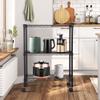 BestOffice | 3-Tier Wire Storage Shelves with Wheels | 23x13x31 | Black | Adjustable Racks | Heavy-Duty Metal Shelf, Holds Upto 170 lbs | No-Tool Assembly | Ideal for Home & Garage Shelving view 2