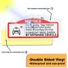 KEANBOLL 4 Pack Car Video Recorder Stickers, (9 x 3.5 cm/W x H) -Camera Audio Video Recording Window Cars Stickers, Double Sided Vinyl Waterproof view 3