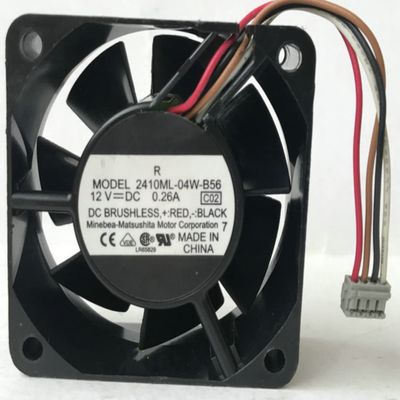 2410ML-04W-B56 Fans DC12V 0.26A 6025mm Cooling Fan