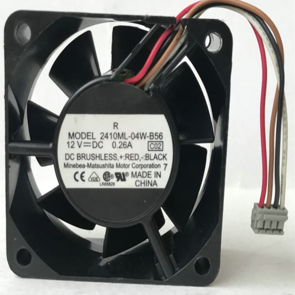 2410ML-04W-B56 Fans DC12V 0.26A 6025mm Cooling Fan