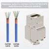 iwillink 10Gbps RJ45 Cat6A Keystone Jack, Shielded Keystone Jacks, 180 Degree Toolless Zinc-Alloy Housing Keystone Jack, 25-Pack view 3