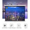 ZEELYDE Projector Screen,4:3/16:9 Pull Down Projection Manual Projector Screen with Auto Lock, Wall Or Ceiling Mountable view 2