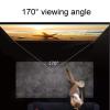 ZEELYDE Projector Screen,4:3/16:9 Pull Down Projection Manual Projector Screen with Auto Lock, Wall Or Ceiling Mountable view 3