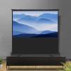 ZEELYDE Projector Screen,Mobile Portable 4:3/16:9/16:10 HD Desktop Mobile Standalone Projection Screen, for Home Theater, Conferences, Presentations view 1
