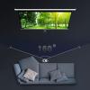 ZEELYDE Projector Screen,Projection Screen, 4:3/16:9 HD Retractable Portable with Self-Locking Function, Wall/Ceiling Mounted Projection Screen, for Home Movie Theater, Slide/Video Showing view 3