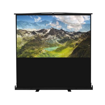 ZEELYDE Projector Screen,4:3/16:9 HD Desktop Portable Manual Pull-up Foldable Projection Screen, for Movies, Conferences, Games, Presentations, Parties