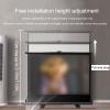 ZEELYDE Projector Screen,Manual Pull Up Portable Projector Screen Wrinkle-Free Indoor Outdoor Movie Screen 4:3/16:9 HD Floor Rising Screen, for Home Backyard Theater Office view 4
