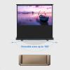 ZEELYDE Projector Screen,4:3/16:9/16:10 HD Desktop Portable Manual Pull-up Foldable Mobile Projection Screen, for Indoor and Outdoor Movies, Conference view 4