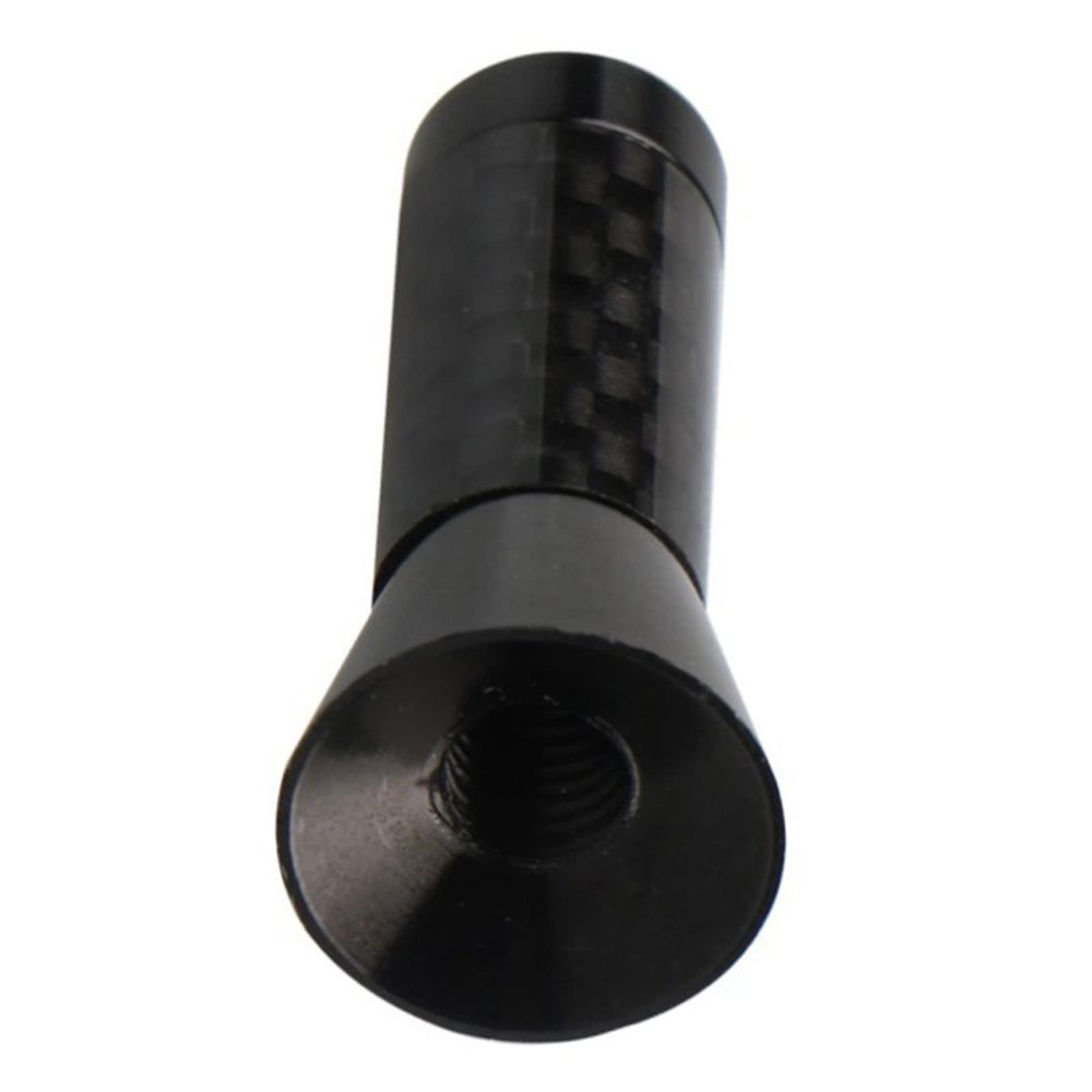 TECKEEN 3.5CM Aluminum Alloy + Carbon Fiber Antenna/Aerial Stubby Bee Sting for Car Truck