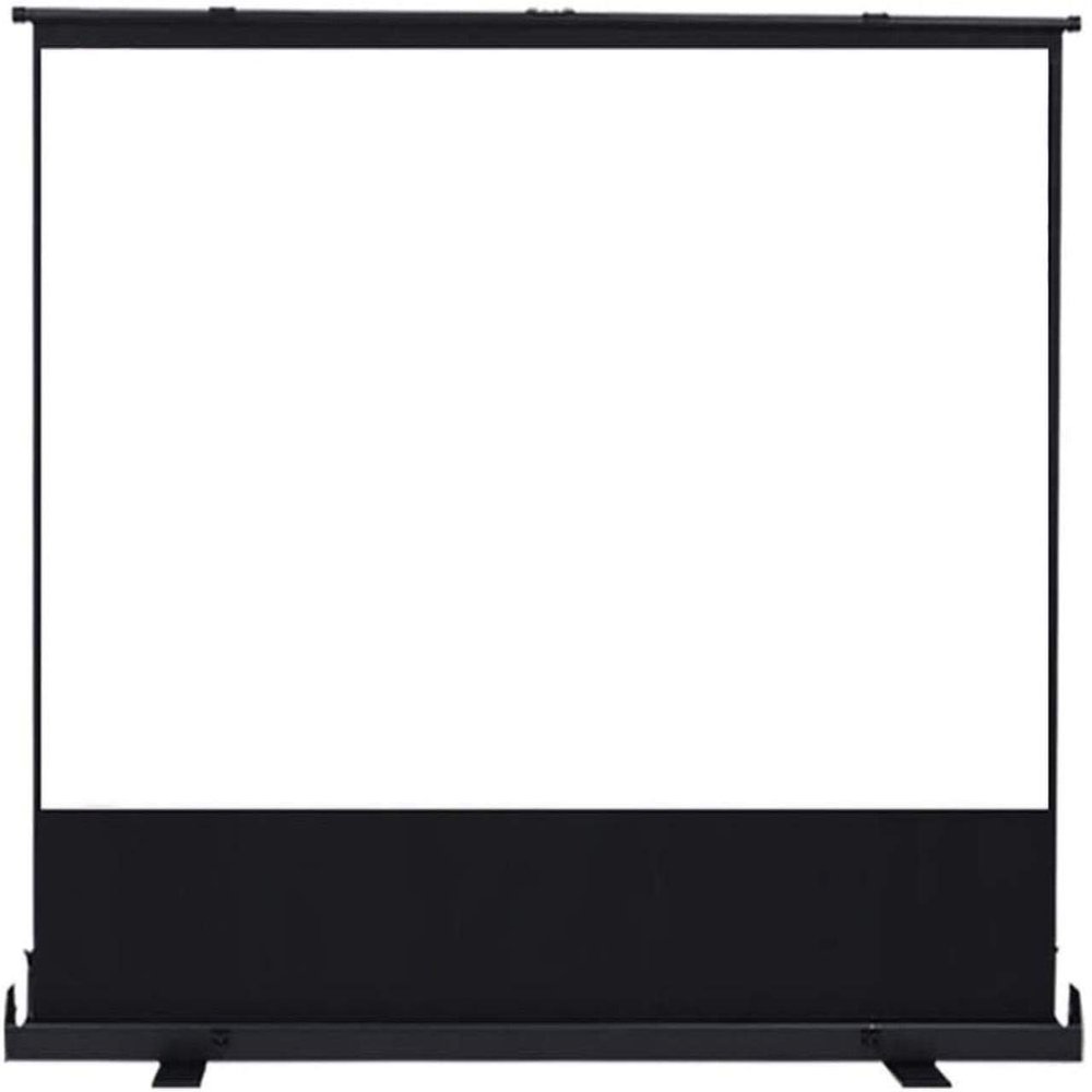 ZEELYDE Projector Screen,Portable Pull Screen 60/72/80/100 Inch Outdoor Home Office, Punch-Free, Wrinkle-Free, High-Definition Mobile