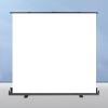 ZEELYDE Projector Screen,4:3/16:9 Full HD Mobile Free-Standing Manual Pull-up Portable Projection Screen, for Indoor and Outdoor Movies view 1