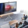 ZEELYDE Projector Screen,with Stand - 4:3/16:9 HD Mobile Portable Foldable Independent Floor-Standing Projection Screen, for Home Theater, Entertainment view 3