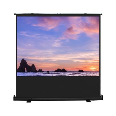 ZEELYDE Projector Screen,Independent Floor-Standing Manual 4:3/16:9/16:10 HD Mobile Portable Projection Screen, for Indoor, Outdoor, Home Theater