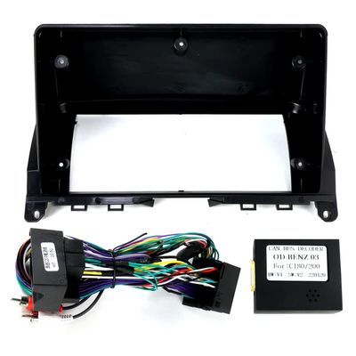 9 inch Fascia Panel for Mercedes-Benz C Class W204 08-10 Stereo Frame Harness