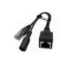 keisnoaja Ethernet Network Cable RJ45 Transmitter POE Socket to DC and RJ45 Connector Adapter Plug Cable 20CM view 1