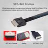 NFHK Oculink SFF-8612 SFF-8611 to M.2 Kit NGFF M-Key to NVME PCIe SSD 2280 22110mm Adapter for Mainboard view 2