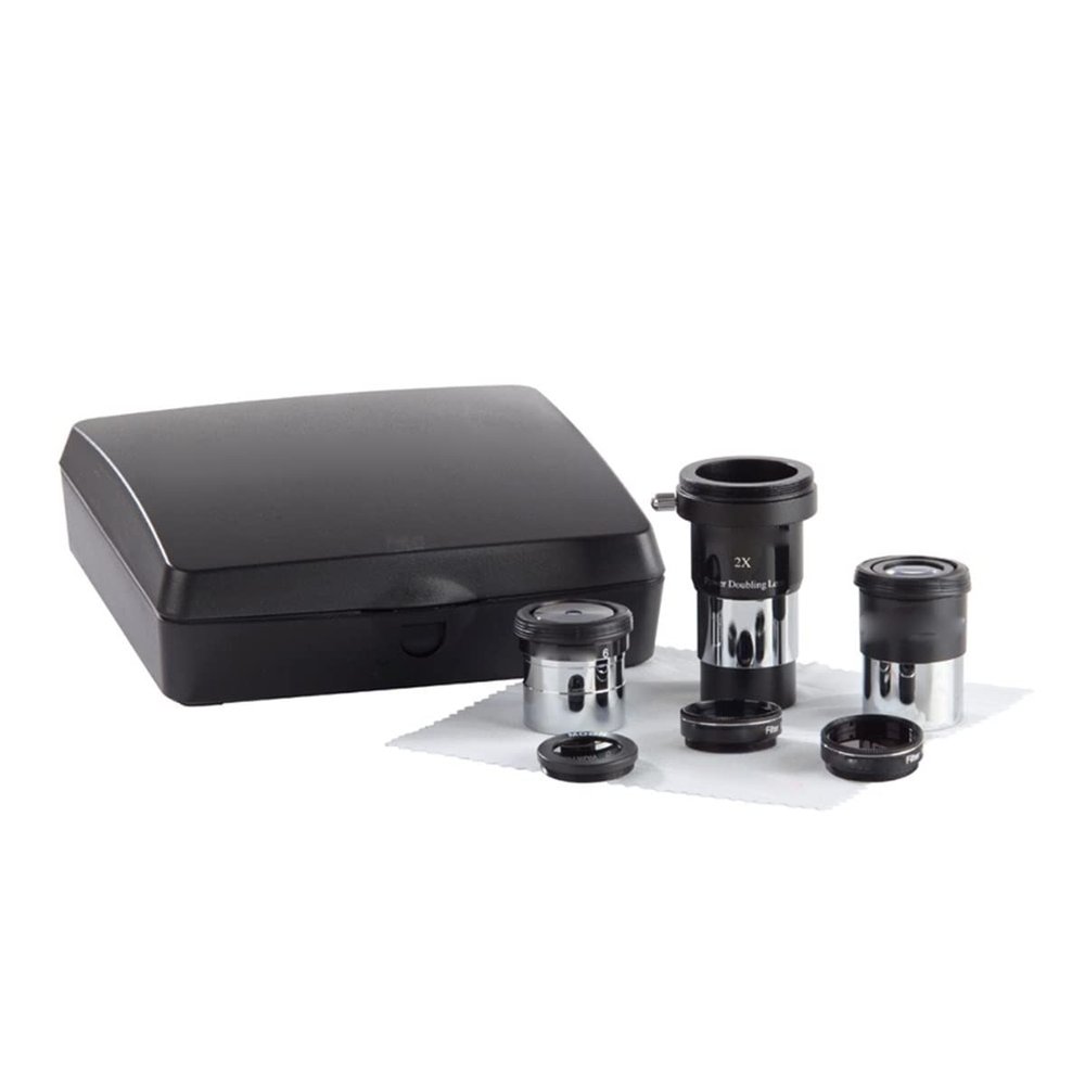 JUIYU Telescope Accessory Set Spotting 94307 Telescope Accessory Kit 1.25" 15mm 6mm PL 2X Lens Telescope Camera