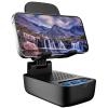Gifts for Men Women,Birthday Gifts,Cell Phone Stand with Wireless Bluetooth Speaker, Punchy Bass & HD Stereo Sound Speaker for Home & Outdoors Compatible with iPhone/ipad/Samsung-Black view 1