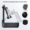 Gifts for Men Women,Birthday Gifts,Cell Phone Stand with Wireless Bluetooth Speaker, Punchy Bass & HD Stereo Sound Speaker for Home & Outdoors Compatible with iPhone/ipad/Samsung-Black view 2