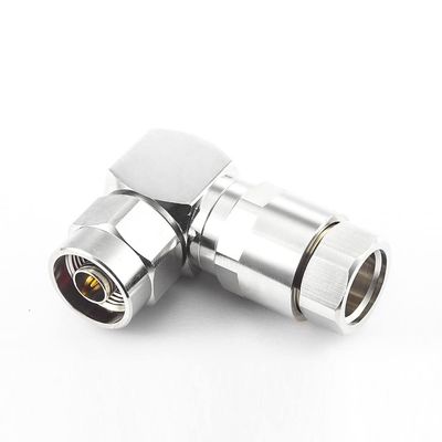 N 90 Degree Connector Male Clamp for 1/2" Super Flexible Cable