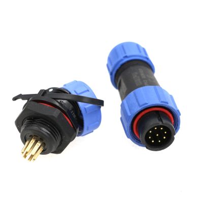 ZBLZGP SP13 9 Pin Connector Male Plug Female Receptacle Assembly Weipu Plastic Waterproof IP68 Circular Power Connector for Audio Visual System Testing & Measurement Equipment