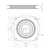 cyclingcolors Rotating Swivel Plate Galvanized Steel Turntable TV Table bar Chair Stool view 2