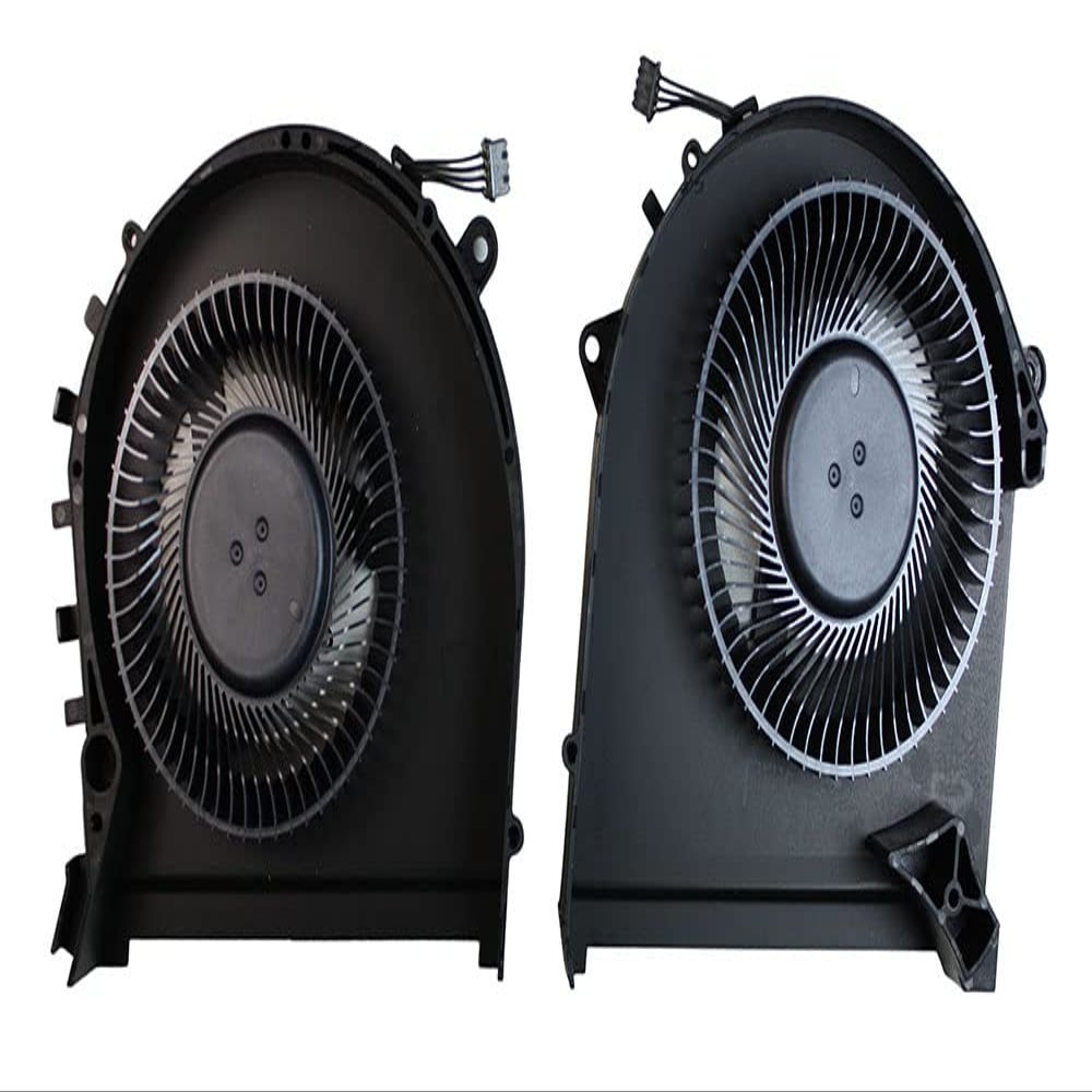 Power4Laptops 12 Volt GeForce RTX2080 Graphics Version Replacement Laptop Fan (Pair) Compatible with HP Omen 17-cb0024nw