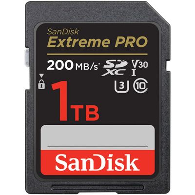 SanDisk Extreme PRO 1TB UHS-I U3 SDXC Memory Card