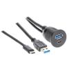 Metra Brands USB and USB-C Charge and Data Flush Mount IBR114 view 1