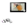 BoxWave Adapter Compatible with Wacom Cintiq Pro 32 (DTH-3220) - MagnetoSnap PD Angle Adapter, Magnetic Charging Connector Device Saver - Metallic Silver view 1