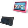 BoxWave Keyboard Compatible with Paxodo Android 10 Tablet PC PXD10069 (10 in) - SlimKeys Bluetooth Keyboard - with Backlight, Portable Slim LED 7 Colors - Jet Black view 1