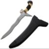 Cold Steel CS-SW-KRISDAG: Kris Dagger / 18" Overall, Black view 1