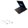 BoxWave Stand and Mount Compatible with Lenovo Legion 5i (17 in - 82JM) - Pocket Aluminum Stand 3-in-1, Portable Multi Angle Viewing Riser - Metallic Silver view 1