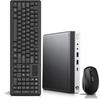 HP Micro PC EliteDesk 800 G4 Windows 11 Tiny Desktop,i7 Hexa-Core Mini Business Computers 32GB Ram 512GB NVMe M.2 SSD,WiFi,BT,HDMI,DP,USB-C,4K Support,Wireless K&M + TJJ Mouse PAD(Renewed) view 1