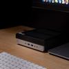 HP Micro PC EliteDesk 800 G4 Windows 11 Tiny Desktop,i7 Hexa-Core Mini Business Computers 32GB Ram 512GB NVMe M.2 SSD,WiFi,BT,HDMI,DP,USB-C,4K Support,Wireless K&M + TJJ Mouse PAD(Renewed) view 3