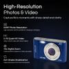 Minolta MND20 44MP Digital Camera  2.7K Ultra HD Video, 16X Digital Zoom, Anti-Shake Stabilization, Time Lapse, Face Detection, 2.9-inch LCD Display  Lightweight Compact Camera (Blue) view 2