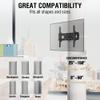 CondoMounts CLMTVT1064 DIY Column TV Mount for Large Pillars & Large TVs | Holds 120lbs | Fits 37-in. to 85-in. TVs | Fits Pillars 8-inches & Wider | No Drill | White Straps | TILT Only No Swivel view 3