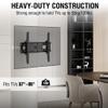 CondoMounts CLMTVT1064 DIY Column TV Mount for Large Pillars & Large TVs | Holds 120lbs | Fits 37-in. to 85-in. TVs | Fits Pillars 8-inches & Wider | No Drill | White Straps | TILT Only No Swivel view 4